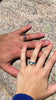 Blue Opal and Hawaiian Koa Hawaii Titanium Ring®