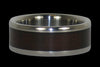 Milo Wood Inlay Ring Band - Hawaii Titanium Rings
 - 2