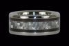Milo Wood and White Carbon Fiber Titanium Rings - Hawaii Titanium Rings
 - 3