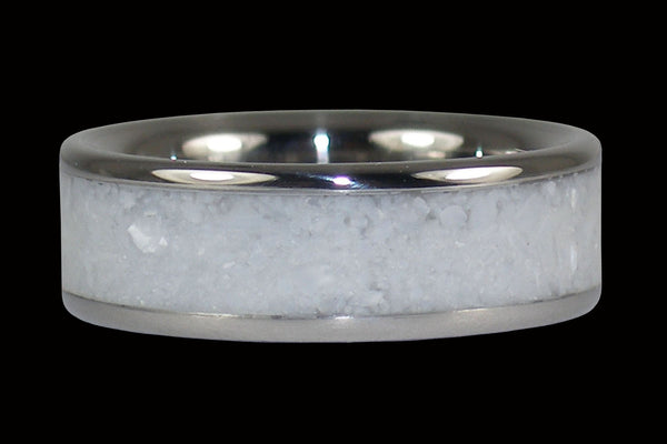 Mother of Pearl Hawaii Titanium Ring® Band
