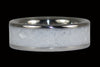 Mother of Pearl Titanium Ring Band - Hawaii Titanium Rings
 - 1