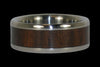 Mun Ebony Wood Titanium Ring Band - Hawaii Titanium Rings
 - 1