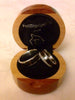 Diamond Blackwood and Lapis Titanium Ring - Hawaii Titanium Rings
 - 2