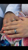 Wedding Rings Hers Australian Opal His matching Opal with Wood - Hawaii Titanium Rings