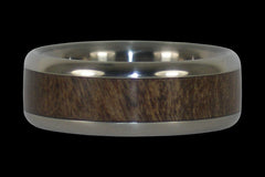 Ohia Wood Titanium Ring - Hawaii Titanium Rings
 - 1