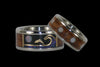 Opal Cabochon Titanium Ring Band with Exotic Wood Inlay - Hawaii Titanium Rings
 - 2