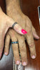 Green Opal and Koa Wood Titanium Ring - Hawaii Titanium Rings
 - 5