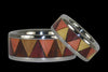 Tribal Drum Titanium Wood Rings - Hawaii Titanium Rings
 - 1