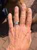 Swimming Turtle Titanium Ring Band - Hawaii Titanium Rings
 - 4