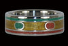 Rasta Titanium Rings One Love - Hawaii Titanium Rings
 - 2