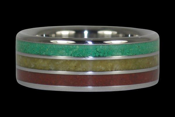 Bob Marley Titanium Ring
