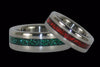 Green Titanium Ring - Hawaii Titanium Rings
 - 2