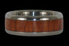 Robusta Wood Titanium Ring Band - Hawaii Titanium Rings
 - 1