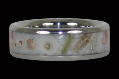 Sea Shell Titanium Ring - Hawaii Titanium Rings
 - 1