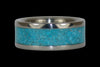 Turquoise Titanium Rings - Hawaii Titanium Rings
 - 2