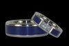 Blue Lapis Titanium Ring - Hawaii Titanium Rings
 - 4