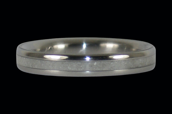 White Coral Titanium Stack Ring from Hawaii Titanium Rings®