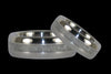 White Ulexite Titanium Ring Band - Hawaii Titanium Rings
 - 3