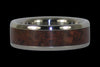 Red Tigers Eye Titanium Ring Set - Hawaii Titanium Rings
 - 2