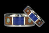 Opal Cabochon Titanium Ring with Koa and Lapis - Hawaii Titanium Rings
 - 2