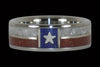 Texas State Flag Titanium Rings - Hawaii Titanium Rings
