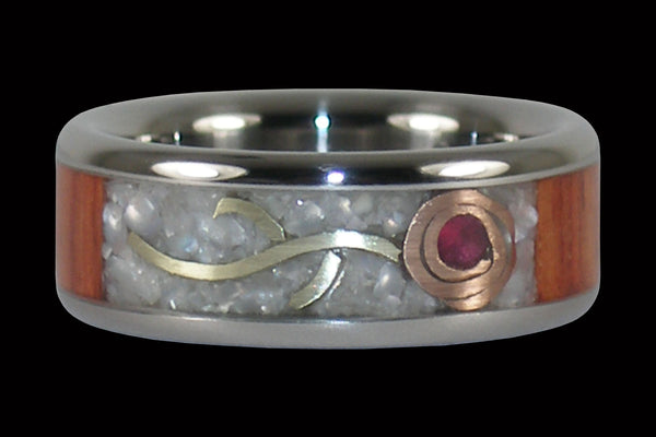 The Rose Titanium Ring
