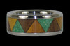 Tribal Design Hawaii Titanium Ring - Hawaii Titanium Rings
 - 3