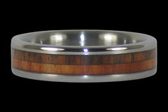Kingwood and Tulip Titanium Ring - Hawaii Titanium Rings
