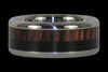 Light and Dark Koa Wood Hawaii Titanium Ring®