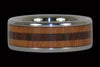 Mahogany and Kingwood Titanium Ring - Hawaii Titanium Rings
 - 1