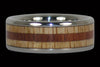 Mahogany and Kingwood Titanium Ring - Hawaii Titanium Rings
 - 4