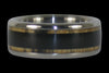 Titanium Ring with Blackwood and Ebony - Hawaii Titanium Rings
 - 3
