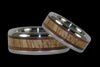 Hawaiian Koa and Mango Wood Inlay Titanium Ring - Hawaii Titanium Rings
 - 3