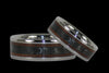 Black Carbon Fiber and Koa Titanium Ring - Hawaii Titanium Rings
 - 2