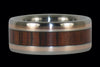 King Wood Rose Gold Titanium Ring - Hawaii Titanium Rings

