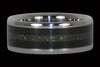 Black Wood and Pyrite Titanium Ring - Hawaii Titanium Rings
