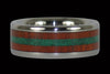 Bloodwood Titanium Ring Band - Hawaii Titanium Rings
 - 2