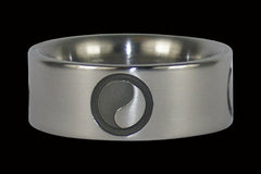 Yin and Yang Titanium Ring - Hawaii Titanium Rings
 - 1