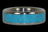 Bye Bye Blue Sky Turquoise Titanium Ring - Hawaii Titanium Rings
 - 3