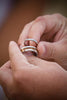 Titanium Ring with Koa Wood and Gold - Hawaii Titanium Rings
 - 3