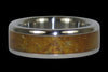 Gold Amber Titanium Ring - Hawaii Titanium Rings
 - 1
