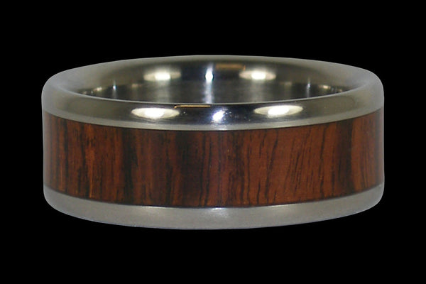 King Wood Titanium Ring