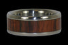 King Wood Titanium Ring - Hawaii Titanium Rings
 - 1