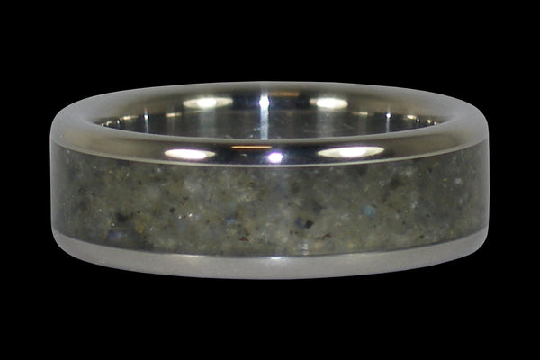 Labradorite Titanium Ring