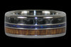 Men's Titanium Ring with Triple Layer Design - Hawaii Titanium Rings
 - 1