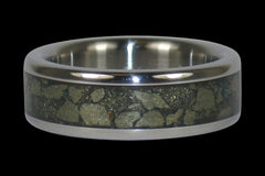 Pyrite Titanium Ring - Hawaii Titanium Rings
 - 1