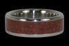 Red Jasper Titanium Ring - Hawaii Titanium Rings
 - 2