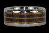 Race Track Hawaii Titanium Ring - Hawaii Titanium Rings
