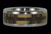 Milo Wood and Ebony Titanium Ring - Hawaii Titanium Rings
