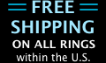 Free shipping on all rings within the United States